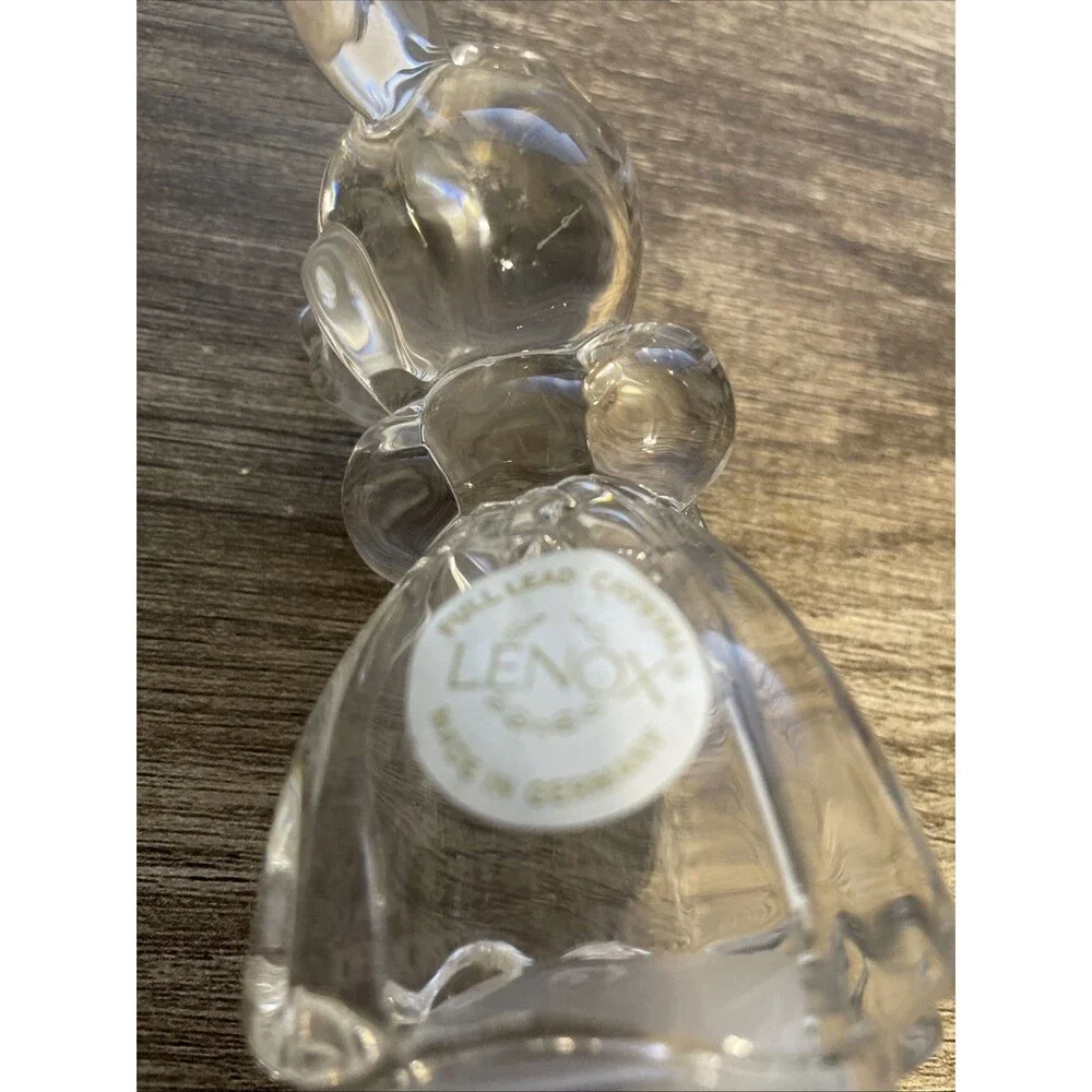 Lenox Crystal Mickey Minnie Mouse Figurines Disney Full Lead Crystal Germany Set